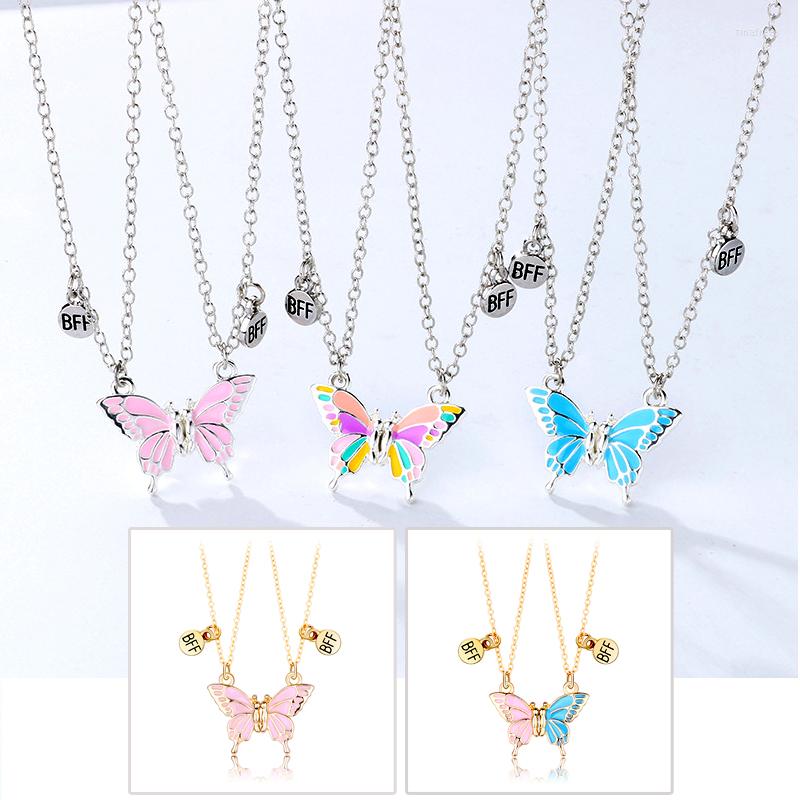 Pendant Necklaces Bugalaty 2pcs/Set Magnetic Attracts Children Girls Women Couple Necklace Friendship Butterfly Choker Link Chain
Pendant Necklaces Bugalaty 2pcs/Set Magnetic Attracts Children Girls Women Couple Necklace Friendship Butterfly Choker Link Chain