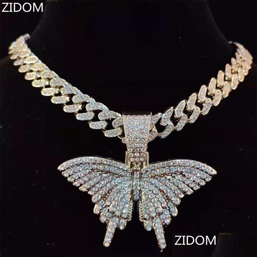 Pendant Necklaces Pendant Necklaces Men Women Hip Hop Butterfly Necklace With 1M Miami Cuban Chain Iced Out Bling Hiphop Fashion Cha Dheha
Pendant Necklaces Pendant Necklaces Men Women Hip Hop Butterfly Necklace With 1M Miami Cuban Chain Iced Out Bling Hiphop Fashion Cha Dheha