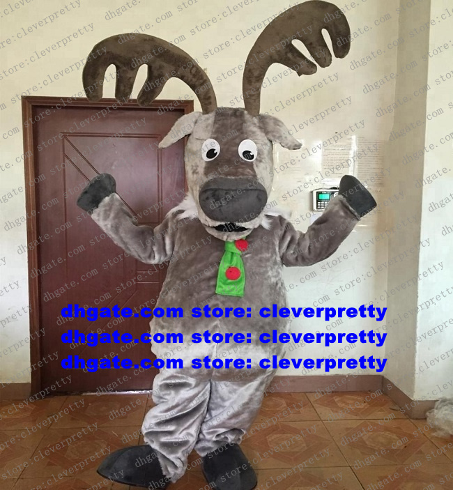 Grey Long Fur Reindeer Moose Mascot Costume Elk Wapiti Caribou Alces Deer Character Attract Customers Business Street zx2367, As in photos
Grey Long Fur Reindeer Moose Mascot Costume Elk Wapiti Caribou Alces Deer Character Attract Customers Business Street zx2367, As in photos