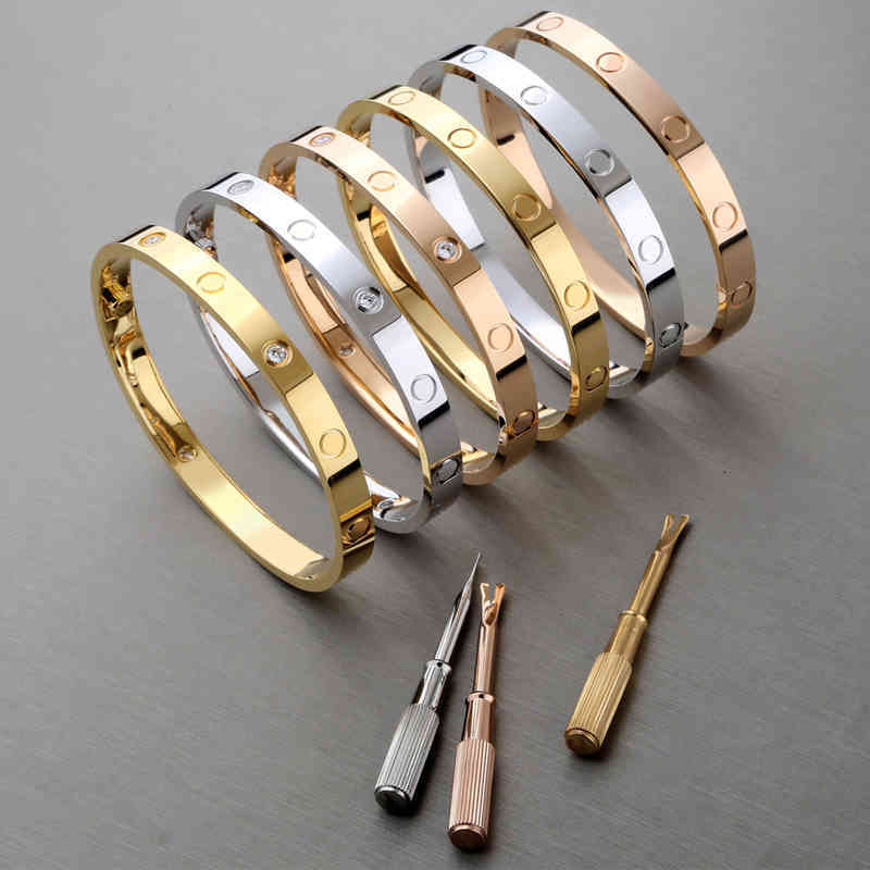 Love Bracelet Screw Bracelets Gold Bangle Bangles Armband Designer pulsera Bracciali Pulseras Hombre Bracciale Uomo Brazalete have
Love Bracelet Screw Bracelets Gold Bangle Bangles Armband Designer pulsera Bracciali Pulseras Hombre Bracciale Uomo Brazalete have