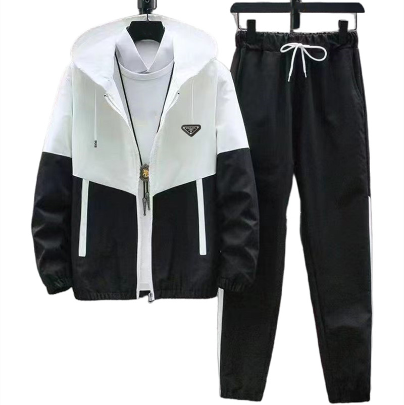 Pra5 Designers New Mens Tracksuits Fashion Brand Men Suit Spring Autumn Men's Two-Piece Sportswear Casual Style Suits
Pra5 Designers New Mens Tracksuits Fashion Brand Men Suit Spring Autumn Men's Two-Piece Sportswear Casual Style Suits