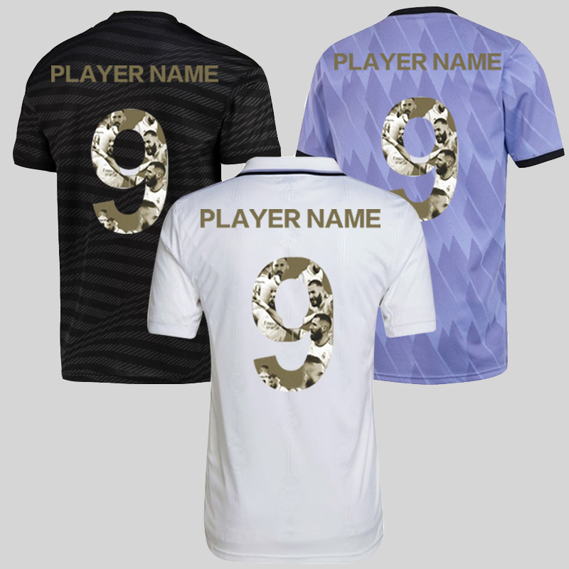 2023 BENZEMA Finals soccer jersey Top 22 23 football shirt Real Madrids CAMAVINGA ALABA MODRIC VALVERDE Fourth camiseta men kids 2022 uniforms VINI JR TCHOUAMENI, 22 home
2023 BENZEMA Finals soccer jersey Top 22 23 football shirt Real Madrids CAMAVINGA ALABA MODRIC VALVERDE Fourth camiseta men kids 2022 uniforms VINI JR TCHOUAMENI, 22 home