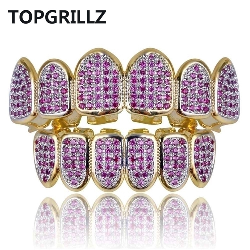 Pendant Necklaces Fit Hip Hop Gold Teeth Caps Micro Pave Fuchsia Cubic Zirconia Top Bottom Grills Set for Christmas Gift Women 221109
Pendant Necklaces Fit Hip Hop Gold Teeth Caps Micro Pave Fuchsia Cubic Zirconia Top Bottom Grills Set for Christmas Gift Women 221109