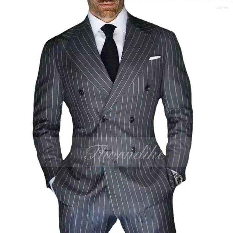 Men's Suits Thorndike 2 Piece Pinstripe Men's Suit Slim Fit For Formal Wedding Tuxedo Notched Lapel Grey Striped Business Groom Male, Suits20
Men's Suits Thorndike 2 Piece Pinstripe Men's Suit Slim Fit For Formal Wedding Tuxedo Notched Lapel Grey Striped Business Groom Male, Suits20