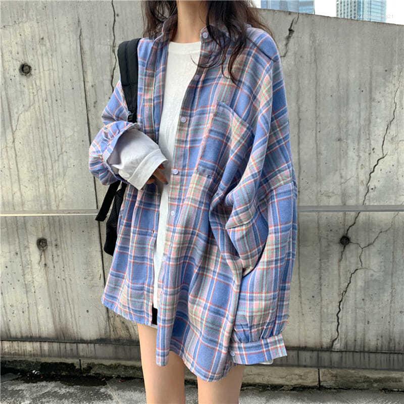 Women's Blouses 2022 Loose Large Big Add Size Women Clothing Tops Long Sleeve Sun Protection Check Coat Shirt
Women's Blouses 2022 Loose Large Big Add Size Women Clothing Tops Long Sleeve Sun Protection Check Coat Shirt