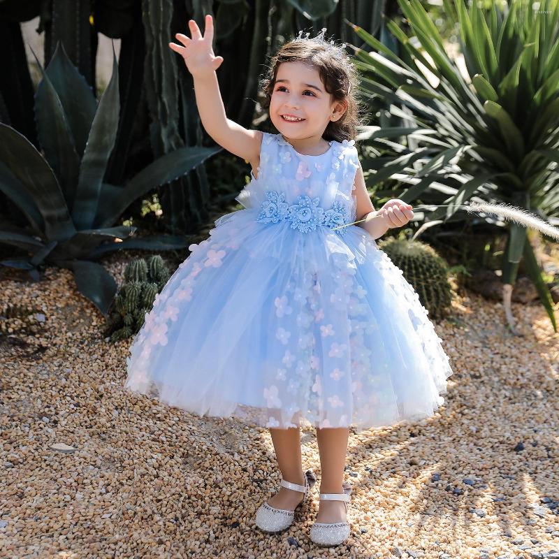 Girl Dresses 2022 Kids Elegant Pearl Cake Princes LDress Children Gowns For Wedding Birthday Party Blue Flower Dress Clothes, L2030xz-pink
Girl Dresses 2022 Kids Elegant Pearl Cake Princes LDress Children Gowns For Wedding Birthday Party Blue Flower Dress Clothes, L2030xz-pink