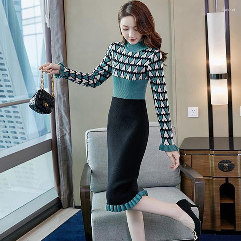 Casual Dresses Women' Spring And Autumn Stitching In The Long Section 2022 Winter Slim Base Knitted Sweater Dress, Black
Casual Dresses Women' Spring And Autumn Stitching In The Long Section 2022 Winter Slim Base Knitted Sweater Dress, Black
