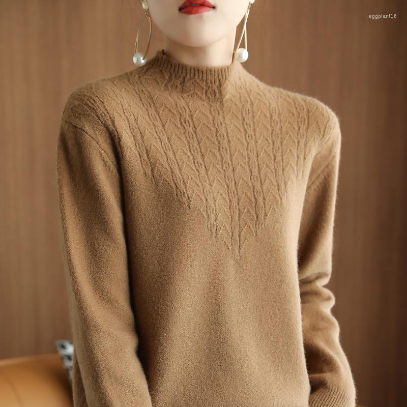 Men' Sweaters Sweater Loose In Autumn And Winter Wear A Solid Color Top With Long Sleeved SweateHalf High Collar Cashmere Women
Men' Sweaters Sweater Loose In Autumn And Winter Wear A Solid Color Top With Long Sleeved SweateHalf High Collar Cashmere Women