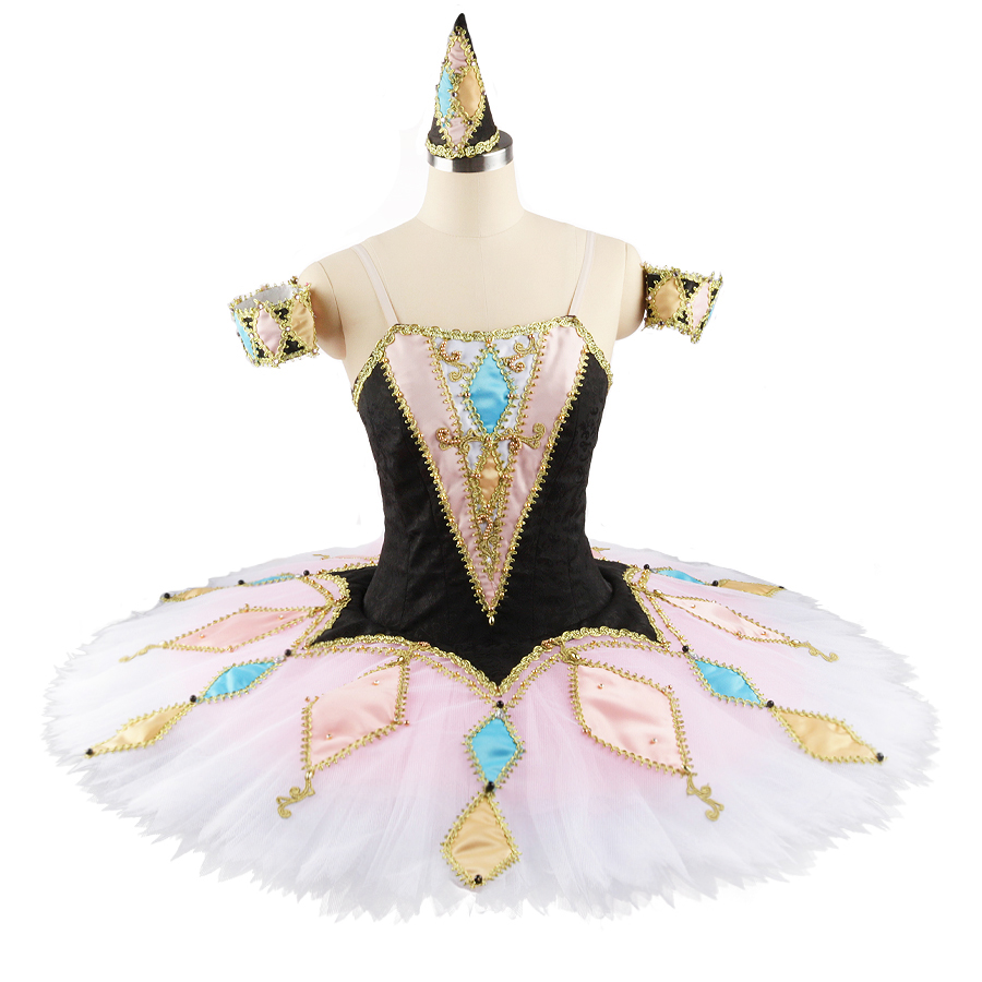 Harlequinade professional ballet tutu for girls Stage Wear adult competition dress pancake funny ballerina skirt stage children JN0105, Black pink
Harlequinade professional ballet tutu for girls Stage Wear adult competition dress pancake funny ballerina skirt stage children JN0105, Black pink