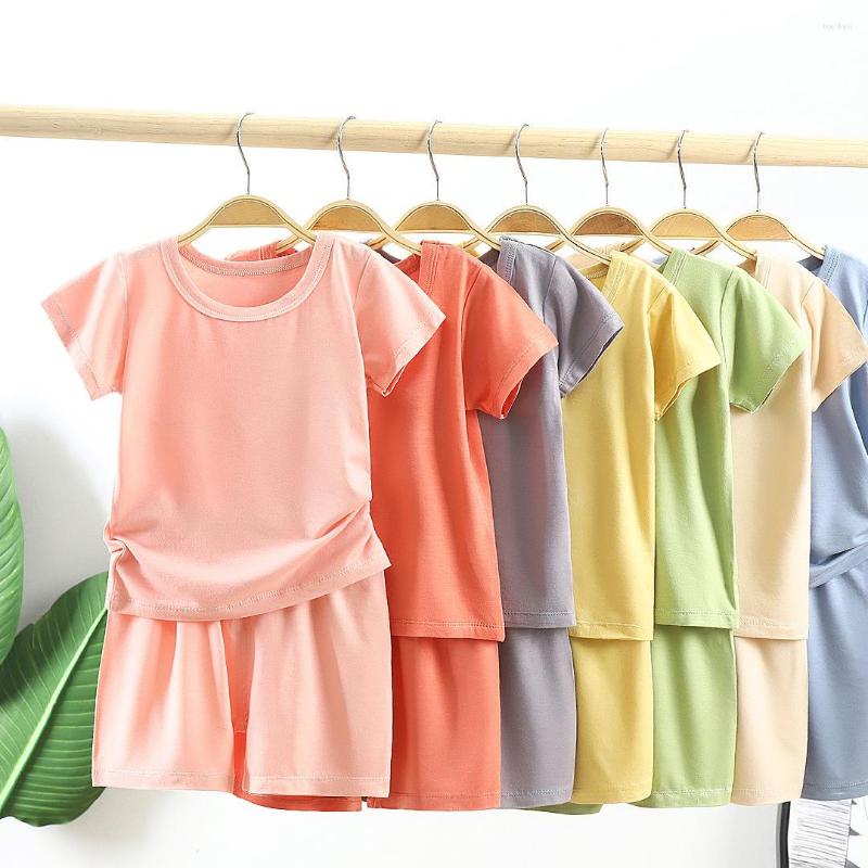 Clothing Sets Summer Boys Kids Child T-shirt Shorts Cotton Outifts Toddler Girls Clothes Set
Clothing Sets Summer Boys Kids Child T-shirt Shorts Cotton Outifts Toddler Girls Clothes Set