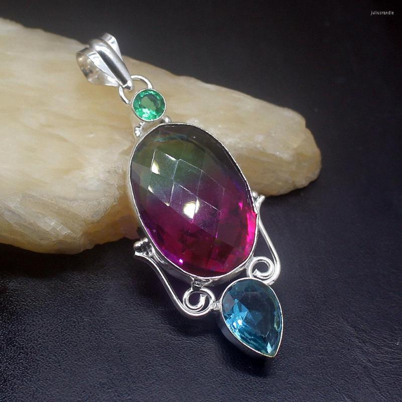 Pendant Necklaces Gemstonefactory Jewelry Big Promotion Single Unique 925 Silver Speical Red Topaz Green Peridot Women Lady Necklace 0234
Pendant Necklaces Gemstonefactory Jewelry Big Promotion Single Unique 925 Silver Speical Red Topaz Green Peridot Women Lady Necklace 0234