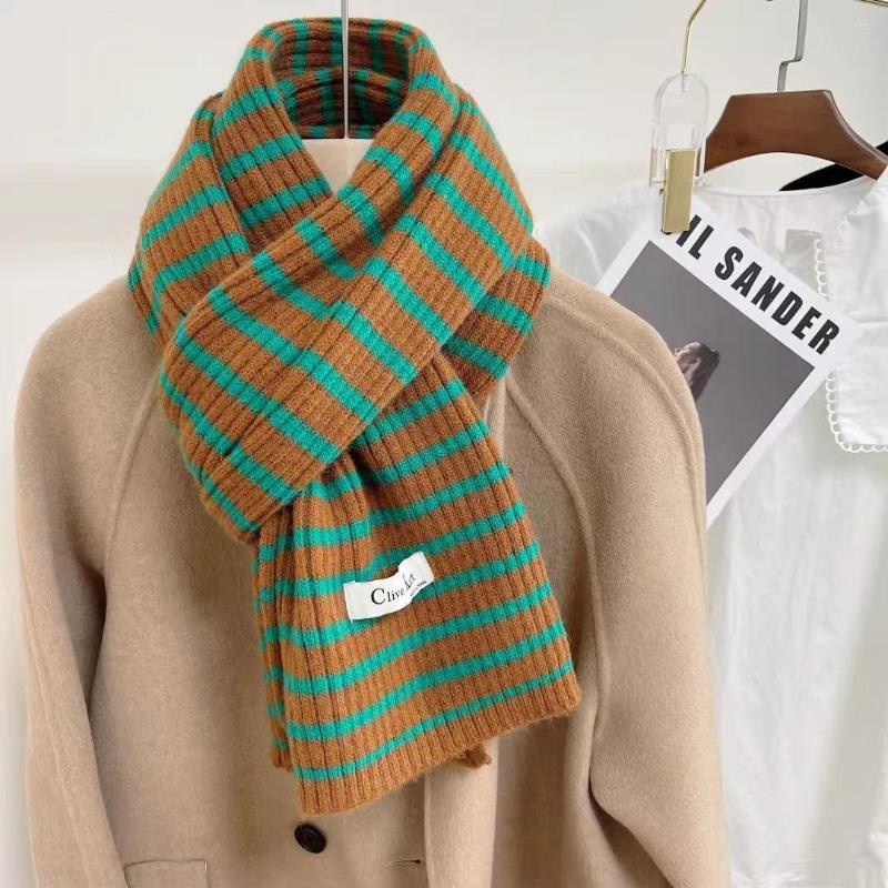 Scarves 2022 Winter Women Knitted Scarf Fashion Striped Warm Wool Brand Casual Lady Neck Warmer Bandana Pashmina Shawl
Scarves 2022 Winter Women Knitted Scarf Fashion Striped Warm Wool Brand Casual Lady Neck Warmer Bandana Pashmina Shawl