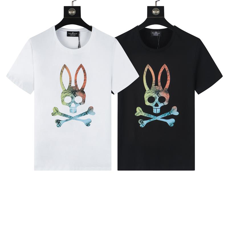 PsychoBunny Mens Designers T Shirts Summer Loose Tees Fashion Man S Casual Shirt Luxurys Clothing Street Shorts Sleeve Clothes Women Tshirts Size M-XXXL #01, Customize