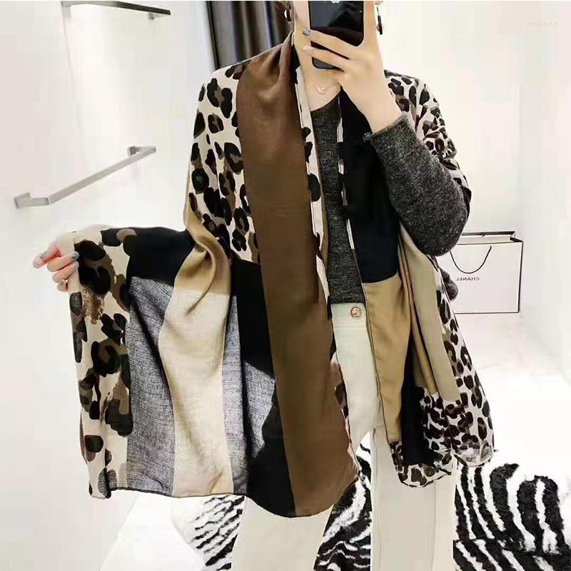 Scarves Winter Leopard Print Scarf Women Luxury Cotton Scarfs Large Size Pashmina Lady Shawls Warm Animal Pattern Foulard Hijabs
Scarves Winter Leopard Print Scarf Women Luxury Cotton Scarfs Large Size Pashmina Lady Shawls Warm Animal Pattern Foulard Hijabs