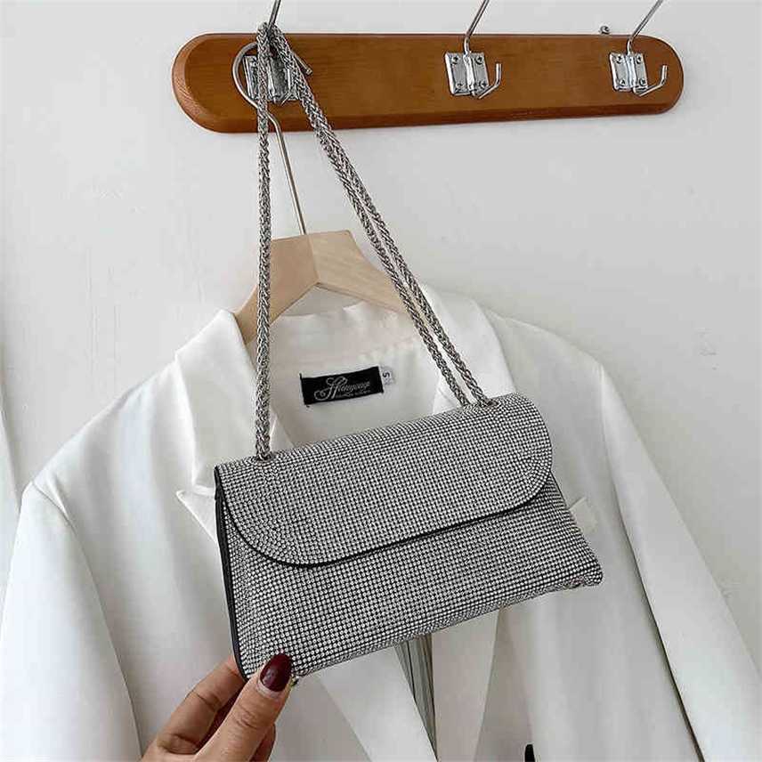 Crossbody Bag with diamond women's fashion super Rhinestone small square bag bright diamond sling one shoulder underarm bag, Silver
Crossbody Bag with diamond women's fashion super Rhinestone small square bag bright diamond sling one shoulder underarm bag, Silver