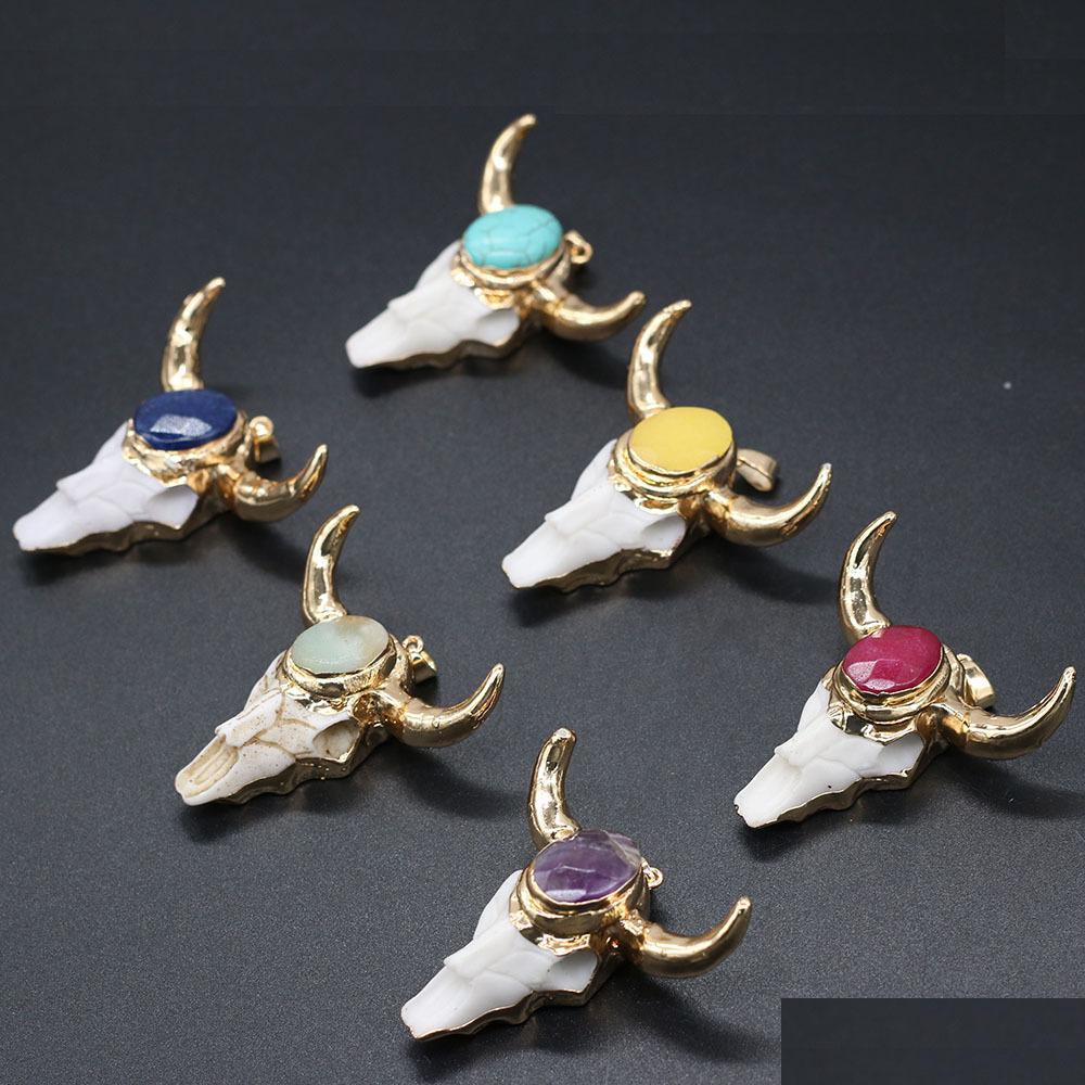 Pendant Necklaces Ox Cow Head Shape Stone Chakela Pave Pendant Seven Chakras Reiki Healing Chakra Rose Quartz Crystal Pendo Charms N Dhspa
Pendant Necklaces Ox Cow Head Shape Stone Chakela Pave Pendant Seven Chakras Reiki Healing Chakra Rose Quartz Crystal Pendo Charms N Dhspa