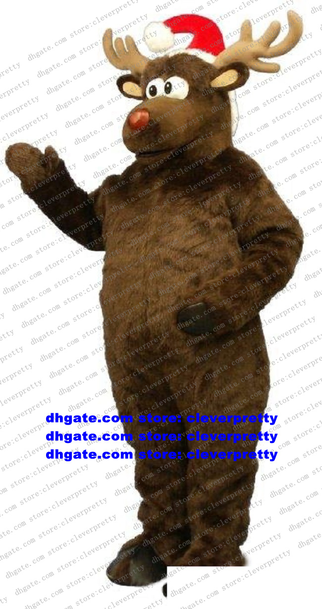Mascot Costume Christmas Brown Rudolph The Red Nosed Reindeer Deer Cartoon Character Hotel Pub Large-scale Activities zx1455, As in photos
Mascot Costume Christmas Brown Rudolph The Red Nosed Reindeer Deer Cartoon Character Hotel Pub Large-scale Activities zx1455, As in photos