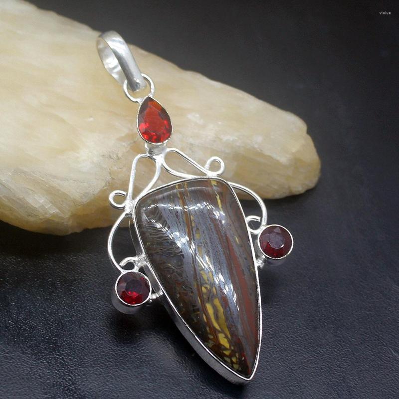 Pendant Necklaces Gemstonefactory Jewelry Big Promotion 925 Silver Natural Hematite Blood Red Garnet Women Ladies Gifts Necklace 0301
Pendant Necklaces Gemstonefactory Jewelry Big Promotion 925 Silver Natural Hematite Blood Red Garnet Women Ladies Gifts Necklace 0301