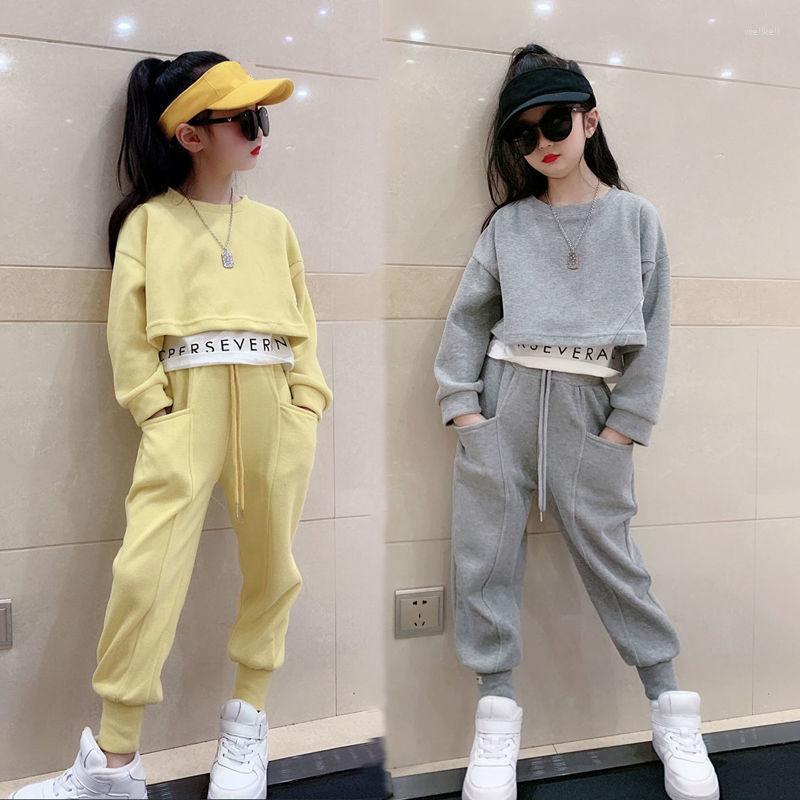 Clothing Sets Girls Suits Spring Autumn Children Long Sleeve T-shirt Pants Sports Hoodie 2pc Streetwear Casual Baby Girl Clothes Outfits, Gray
Clothing Sets Girls Suits Spring Autumn Children Long Sleeve T-shirt Pants Sports Hoodie 2pc Streetwear Casual Baby Girl Clothes Outfits, Gray