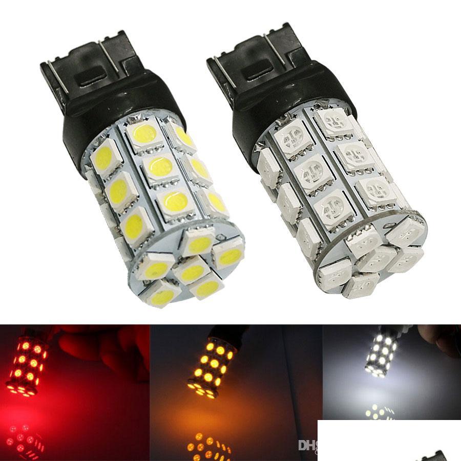Car Bulbs 2Pcs/Lot W21/5W 7443 7440 T20 27Smd 5050 Super Bright Led Bb Car Bbs Ce Turn Singal Rear Brake Backup Parking Stop Light D Dh7Ma 
Car Bulbs 2Pcs/Lot W21/5W 7443 7440 T20 27Smd 5050 Super Bright Led Bb Car Bbs Ce Turn Singal Rear Brake Backup Parking Stop Light D Dh7Ma