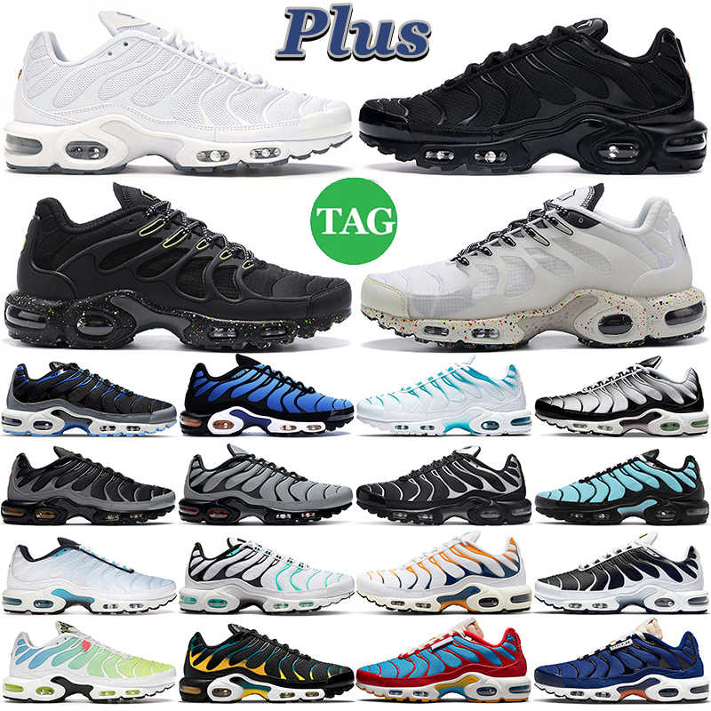 

Shoes Dr Plus Tn Running Men Women Terrascape Triple Black White Hyper Blue Fury Jade Tan Burgundy Wolf Grey Bat Mens Trainers Outdoor SportsEK6R, 13