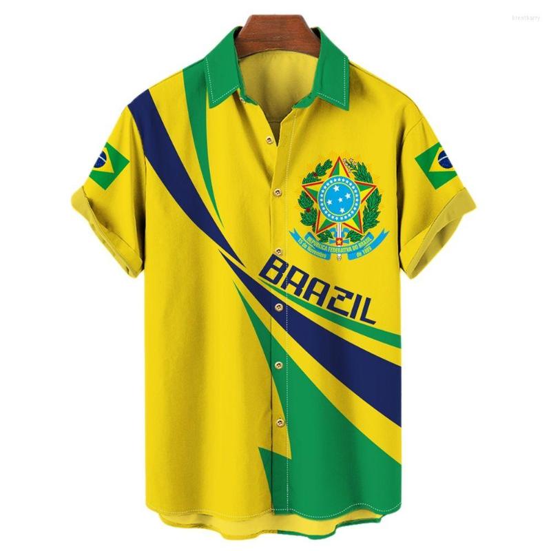 Men's Casual Shirts 2022 Summer Brazil Flag Jersey 3d Hawaiian Shirt Man Vintage Men's Retro Short-sleeved Top Party Streetwear, Csfbrazil-8203
Men's Casual Shirts 2022 Summer Brazil Flag Jersey 3d Hawaiian Shirt Man Vintage Men's Retro Short-sleeved Top Party Streetwear, Csfbrazil-8203