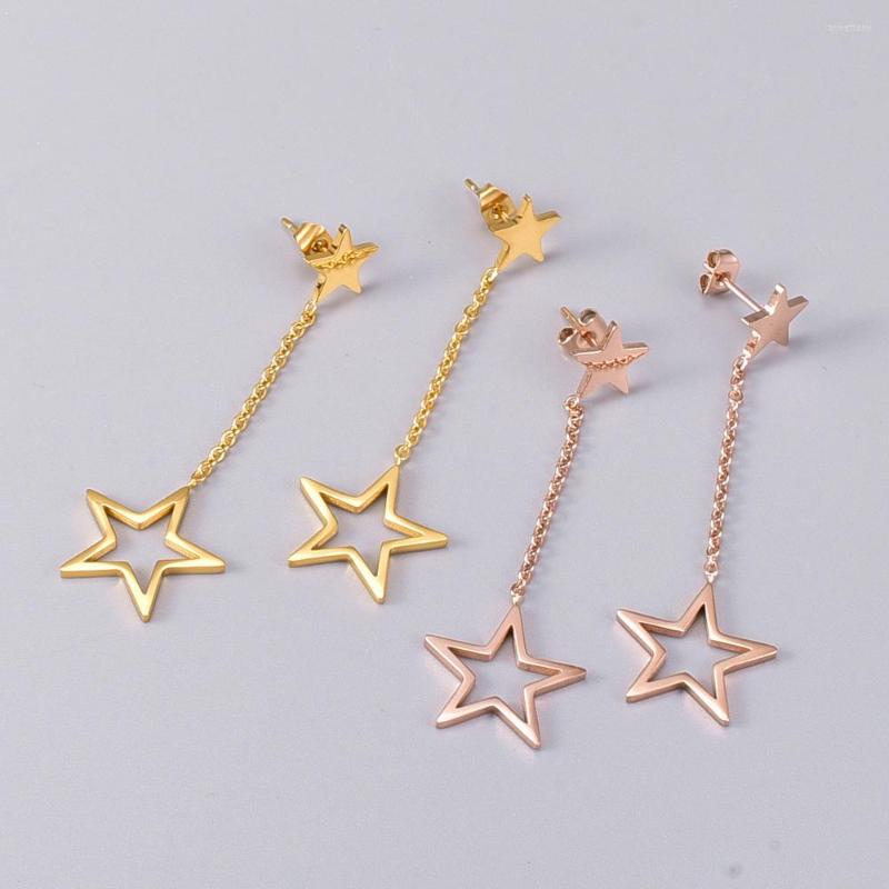 Dangle Earrings Star Long Tassel For Women Girl Trend Exaggerated Rose Gold Titanium Steel Earring Jewelry
Dangle Earrings Star Long Tassel For Women Girl Trend Exaggerated Rose Gold Titanium Steel Earring Jewelry