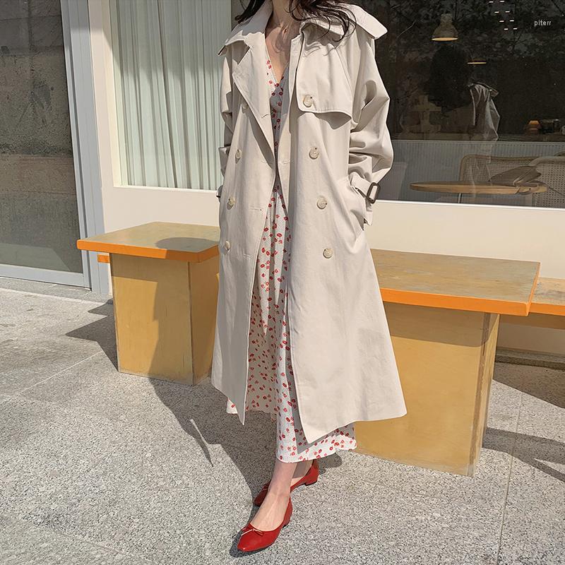 Women' Trench Coats 2022 Fashion Windbreaker With Belt Womens Clothing Korean Loose Spring Autumn Long Coat Woman Overcoats D920, Beige
Women' Trench Coats 2022 Fashion Windbreaker With Belt Womens Clothing Korean Loose Spring Autumn Long Coat Woman Overcoats D920, Beige