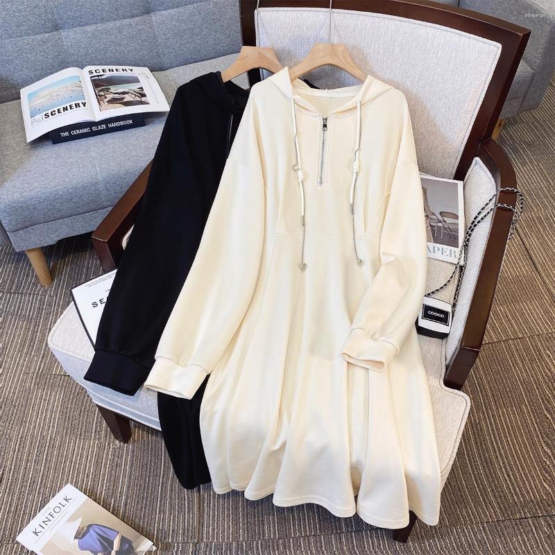 Casual Dresses Women 2022 Fashion Hoodies Sweatershirt Dress Long Sleeve Solid Sport Mini Robes Korea Oversized Clothing, Black
Casual Dresses Women 2022 Fashion Hoodies Sweatershirt Dress Long Sleeve Solid Sport Mini Robes Korea Oversized Clothing, Black