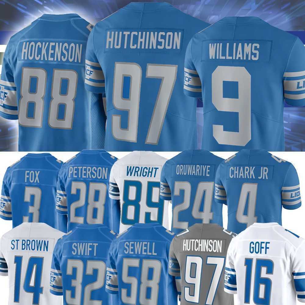 Aidan Hutchinson Jamaal Jameson Williams Custom Football Jerseys Malcolm Rodriguez Jared Goff Amon Ra St Brown Barry Sanders DAndre Swift Penei Sewell Jeff Okudah, Women
Aidan Hutchinson Jamaal Jameson Williams Custom Football Jerseys Malcolm Rodriguez Jared Goff Amon Ra St Brown Barry Sanders DAndre Swift Penei Sewell Jeff Okudah, Women