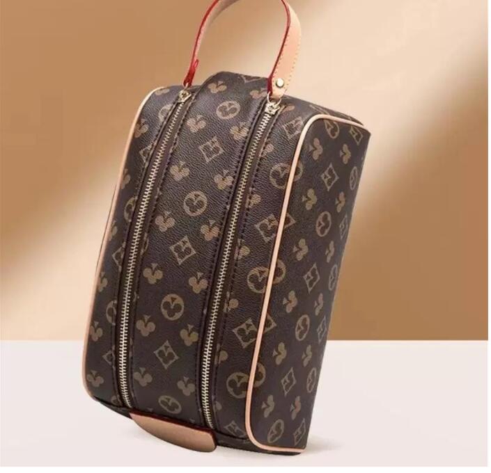 Purse Handbag Quality Men Travelling Toilet Bag Designer Women Wash Bag Large Capacity Cosmetic Bags Makeup Tote, Brown flower
Purse Handbag Quality Men Travelling Toilet Bag Designer Women Wash Bag Large Capacity Cosmetic Bags Makeup Tote, Brown flower