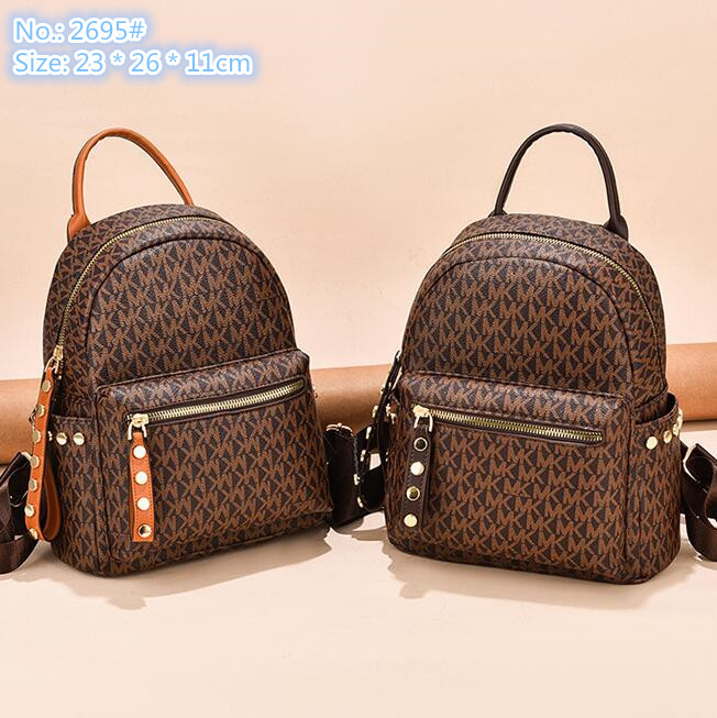 Wholesale factory ladies shoulder bags 2 colors street personality rivet punk backpack everyday Joker leather handbag trend letters contrast color handbags, Orange-2695#
Wholesale factory ladies shoulder bags 2 colors street personality rivet punk backpack everyday Joker leather handbag trend letters contrast color handbags, Orange-2695#