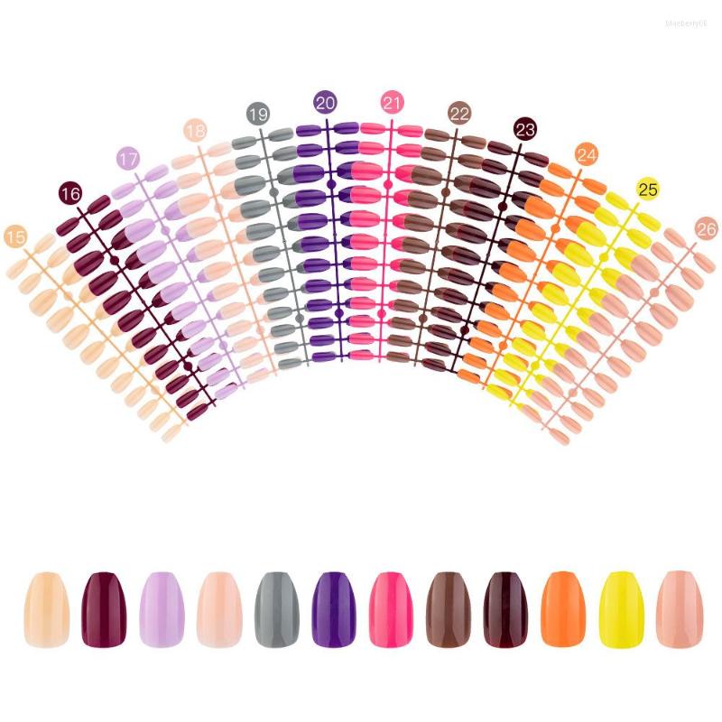 False Nails 72pcs Fake T-shaped Water Drop Full Nail Patch Mix Colorful Seamless Plastic Coverage Tips, Chocolate
False Nails 72pcs Fake T-shaped Water Drop Full Nail Patch Mix Colorful Seamless Plastic Coverage Tips, Chocolate