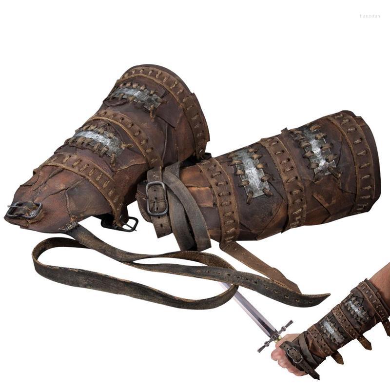 Knee Pads Arm Guards Costume Steampunk Retro Knights Leather Battle Guard Medieval Wristband Armor Bracer For Theme Party, Brown
Knee Pads Arm Guards Costume Steampunk Retro Knights Leather Battle Guard Medieval Wristband Armor Bracer For Theme Party, Brown