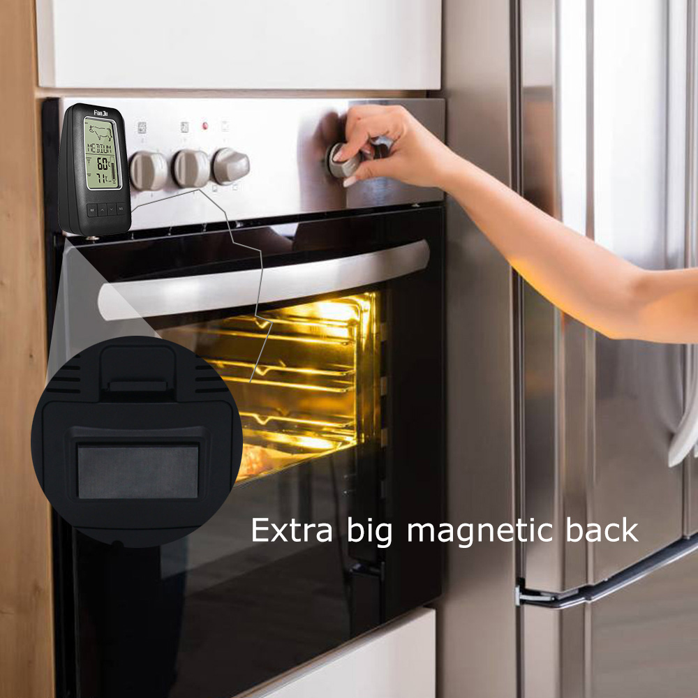 Oven Thermometer Digital BBQ Electronic Wireless Alarm Stainless Steel Probe Food Meat Water Milk Kitchen Cooking Tools7635864