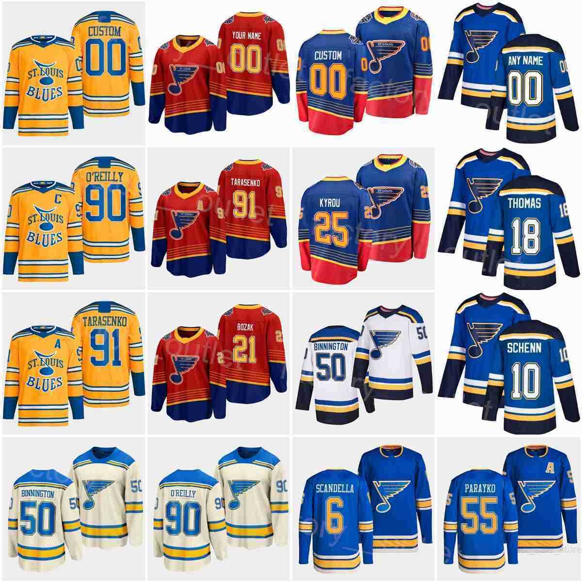 Blues Hockey 55 Colton Parayko Jersey 90 Ryan OReilly 10 Brayden Schenn 50 Binnington 25 Kyrou 21 Tyler Bozak 91 Vladimir Tarasenko 6 Marco, Beige
Blues Hockey 55 Colton Parayko Jersey 90 Ryan OReilly 10 Brayden Schenn 50 Binnington 25 Kyrou 21 Tyler Bozak 91 Vladimir Tarasenko 6 Marco, Beige