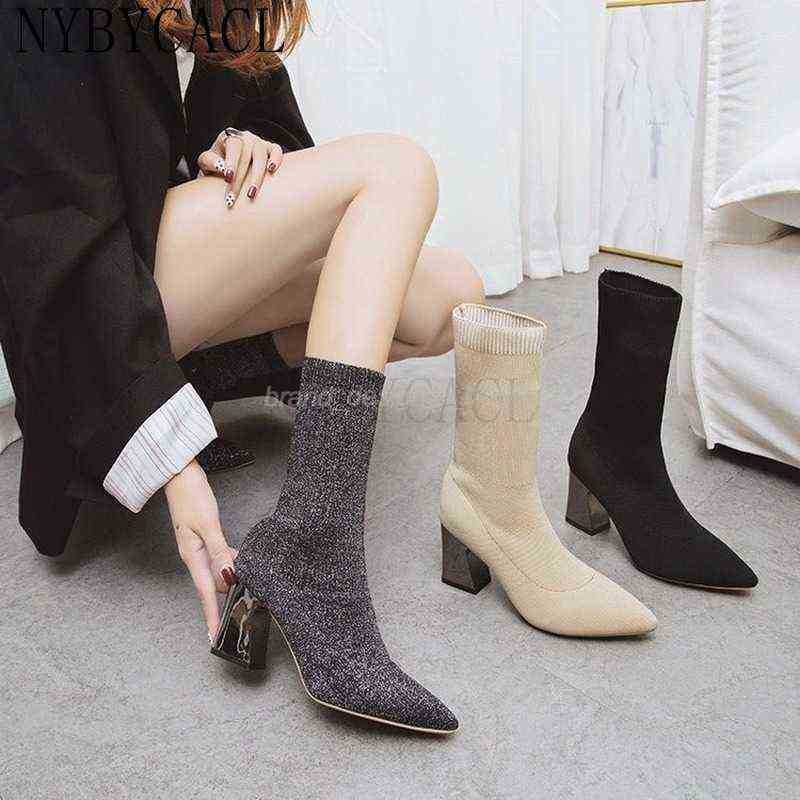 Boots Ankle Boot Sock Boots High Heels Fashion Shoes New Spring Autumn Booties Female Sexy Knitting Stretch Nybycacl 111322H, Gray
Boots Ankle Boot Sock Boots High Heels Fashion Shoes New Spring Autumn Booties Female Sexy Knitting Stretch Nybycacl 111322H, Gray