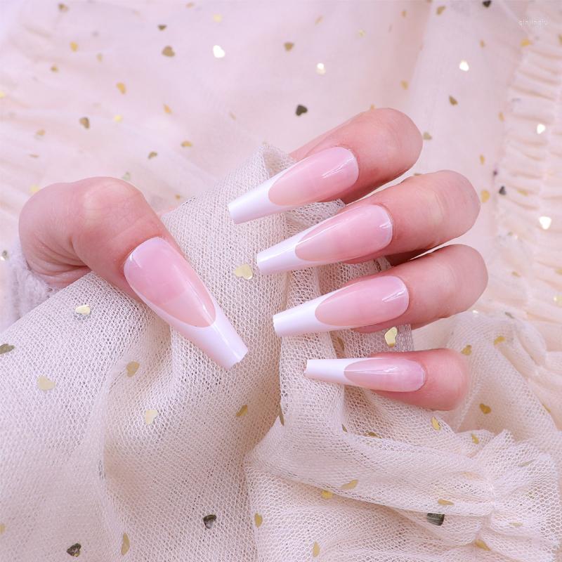Nail Art Kits 20pcs French Ballerina Fake Tips Artificial False Nails Acrylic Half Black Gel Manicure Tip For Salon
Nail Art Kits 20pcs French Ballerina Fake Tips Artificial False Nails Acrylic Half Black Gel Manicure Tip For Salon