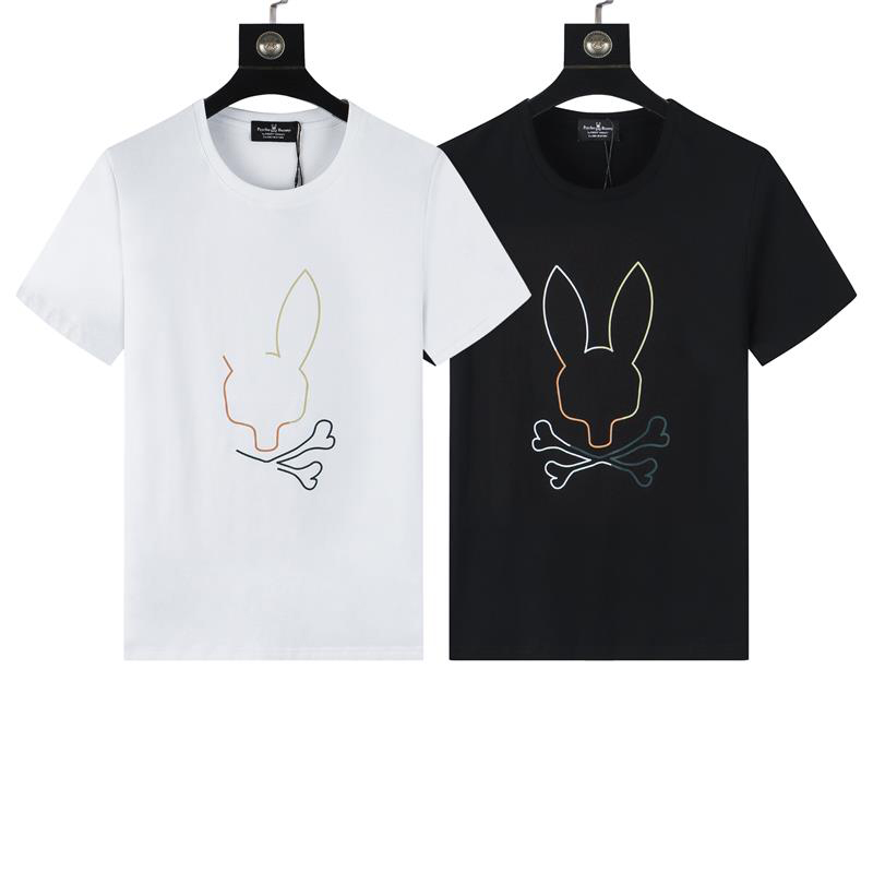 

Psycho Bunny Mens T Shirt Designer For Men Women Shirts Fashion tshirt With Letters Summer Short Sleeve Man Tee Woman Clothing Asian Size M-XXXL #01, Customize
