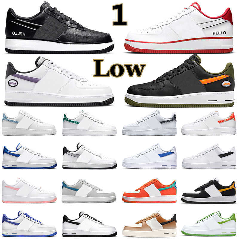 Newest Designer 1 Running Shoes Men Women Sneakers Low One Core White Black Paisley Game Royal Habanero Red Mushroom Mens Trainers Outdoor, 11
Newest Designer 1 Running Shoes Men Women Sneakers Low One Core White Black Paisley Game Royal Habanero Red Mushroom Mens Trainers Outdoor, 11