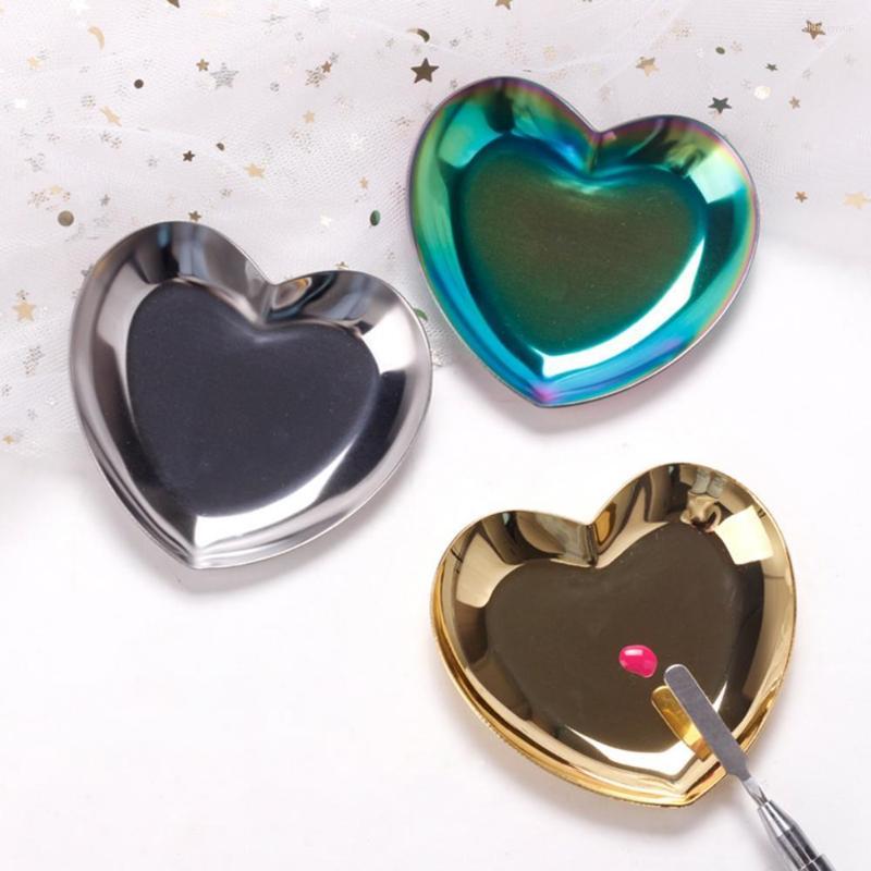 Nail Art Kits Palette Heart-Shaped Displaying Non-Fading Stainless Steel Color Painting Tool For Manicure
Nail Art Kits Palette Heart-Shaped Displaying Non-Fading Stainless Steel Color Painting Tool For Manicure