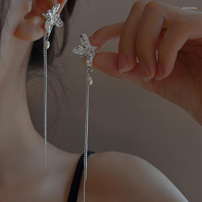 Backs Earrings Trend Long Tassel Butterfly Ear Clip For Women Pearl Cuff Dangle Earring Wedding Handsome Girl KPOP Jewelry Friendship Gift
Backs Earrings Trend Long Tassel Butterfly Ear Clip For Women Pearl Cuff Dangle Earring Wedding Handsome Girl KPOP Jewelry Friendship Gift