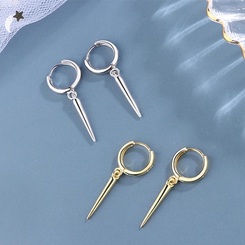 Hoop Earrings Female Punk Style Hanging Rivet Cone Pendant Fashionable Women's Gold / Silver Color Accessories Party Jewelry
Hoop Earrings Female Punk Style Hanging Rivet Cone Pendant Fashionable Women's Gold / Silver Color Accessories Party Jewelry