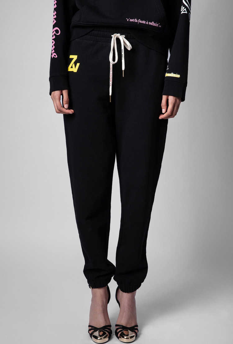 Zadig & Voltaire Designer Women Pants Letter Printing Drawstring Elastic Waist Cotton Light Fleece Tracksuit, Black pants
Zadig & Voltaire Designer Women Pants Letter Printing Drawstring Elastic Waist Cotton Light Fleece Tracksuit, Black pants