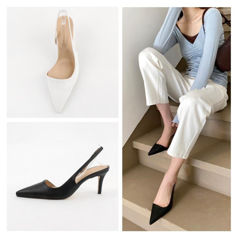 Dress Shoes LIHUAMAO Korea Style Women Stiletto Heels Slingbacks Ankle Strap Pointed Toe Sexy Ladies High Heel Pumps Wedding Party, White 6.5cm heel
Dress Shoes LIHUAMAO Korea Style Women Stiletto Heels Slingbacks Ankle Strap Pointed Toe Sexy Ladies High Heel Pumps Wedding Party, White 6.5cm heel