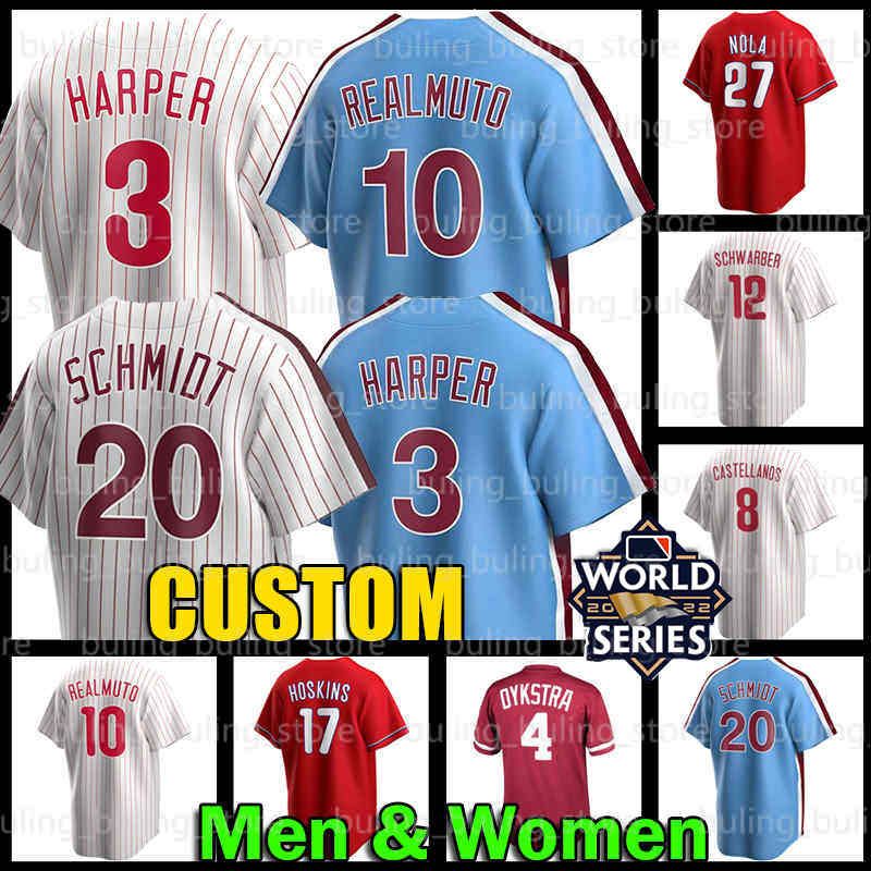 Bryce 3 Harper Baseball Jersey 10 JT Realmuto Philadelphia Kyle Schwarber 28 Alec Bohm Mike Schmidt Phillies Nick Castellanos 5 Bryson Stott, Men cool base(fcr)+patch
Bryce 3 Harper Baseball Jersey 10 JT Realmuto Philadelphia Kyle Schwarber 28 Alec Bohm Mike Schmidt Phillies Nick Castellanos 5 Bryson Stott, Men cool base(fcr)+patch