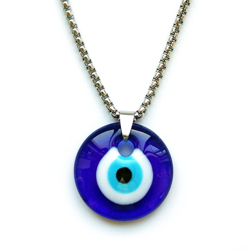Turkish Evil Eye Necklace for Women Men Blue Glass Eyes Pendants with Stainless Steel Chain Protect Lucky Jewelry
Turkish Evil Eye Necklace for Women Men Blue Glass Eyes Pendants with Stainless Steel Chain Protect Lucky Jewelry