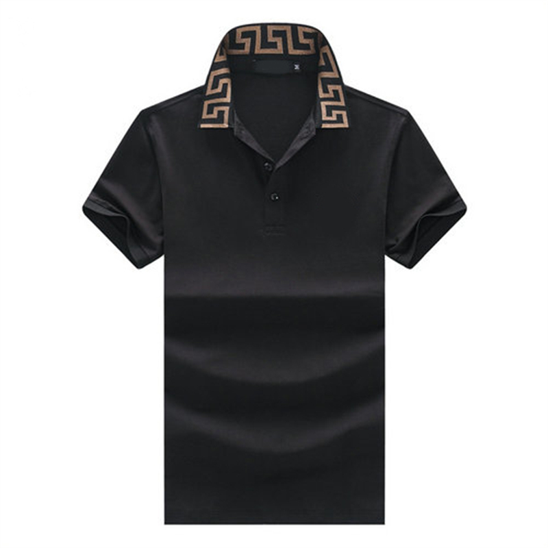 Mens Polos T Shirts Men Polo Homme Summer Shirt Embroidery T-Shirts High Street Trend Shirts Top Tee size M-XXL #820