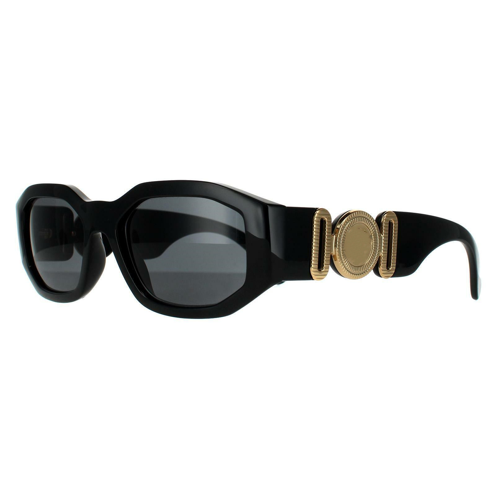 men 4361black gold 53 mm unisex med sunglasses summer sunglasses man woman fashion glasses retro small frame design uv400 optional box
