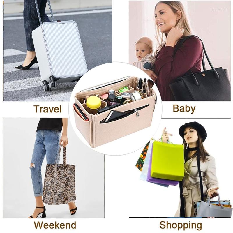 Cosmetic Bags Make Up Organizer Felt Insert Bag For Handbag Travel Inner Purse Portable Large Capacity, Picture shown
Cosmetic Bags Make Up Organizer Felt Insert Bag For Handbag Travel Inner Purse Portable Large Capacity, Picture shown